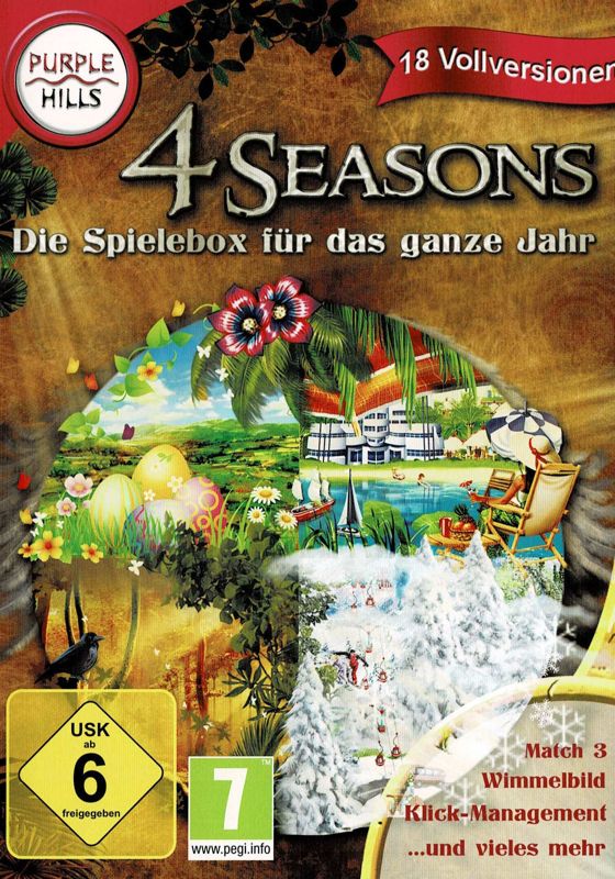 Other for 4 Seasons: Die Spielebox für das ganze Jahr (Windows) (Purple Hills release): Keep Case - Front
