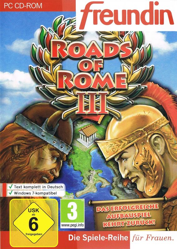 Front Cover for Roads of Rome III (Windows) (Freundin release)