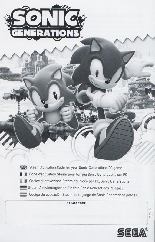 Sonic Generations PC Game Steam CD Key