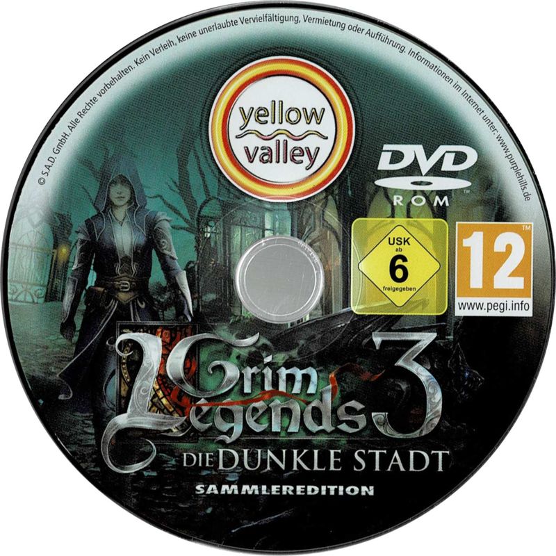 Media for Grim Legends 3: The Dark City (Collector's Edition) (Windows) (Yellow Valley release)