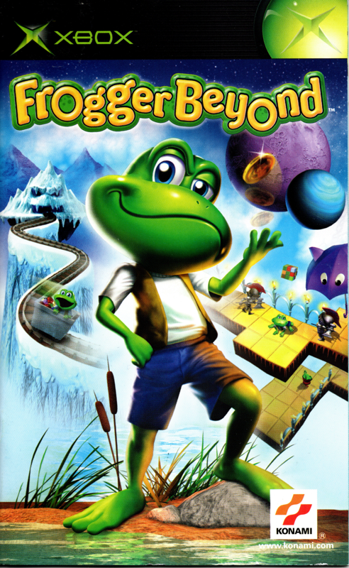 Manual for Frogger Beyond (Xbox): Front
