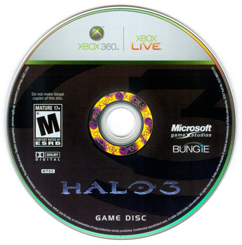 Halo 3 (legendary Edition) Cover Or Packaging Material - Mobygames