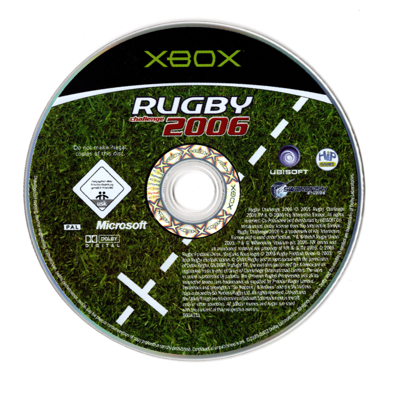 Media for Rugby Challenge 2006 (Xbox)