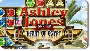 Front Cover for Ashley Jones and the Heart of Egypt (Windows) (Pogo release)