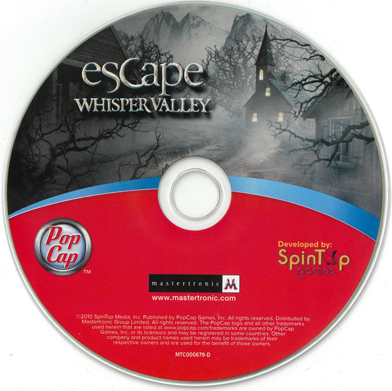 Media for Escape Whisper Valley (Macintosh and Windows)