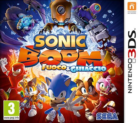 Front Cover for Sonic Boom: Fire & Ice (Nintendo 3DS) (download release)