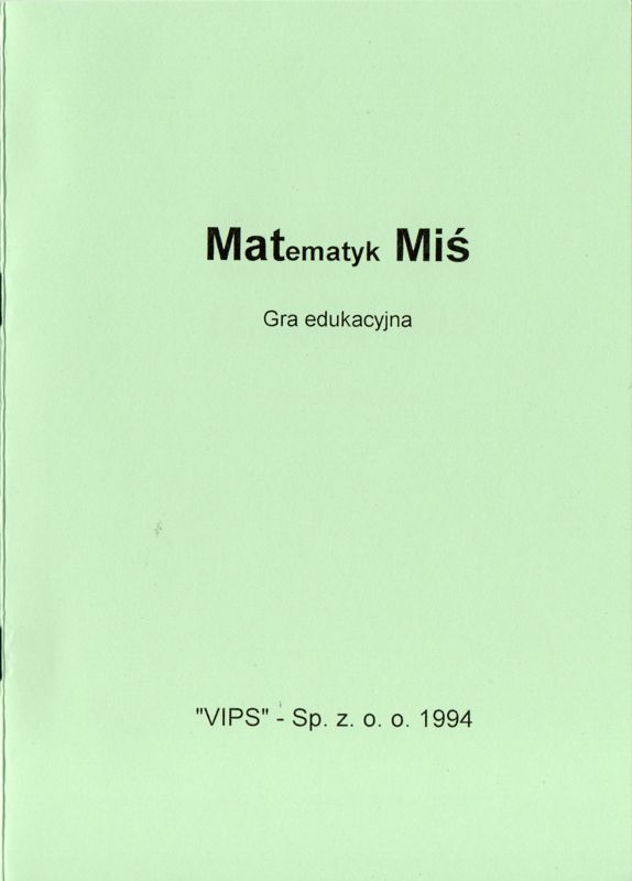 Manual for Mat Miś (DOS)