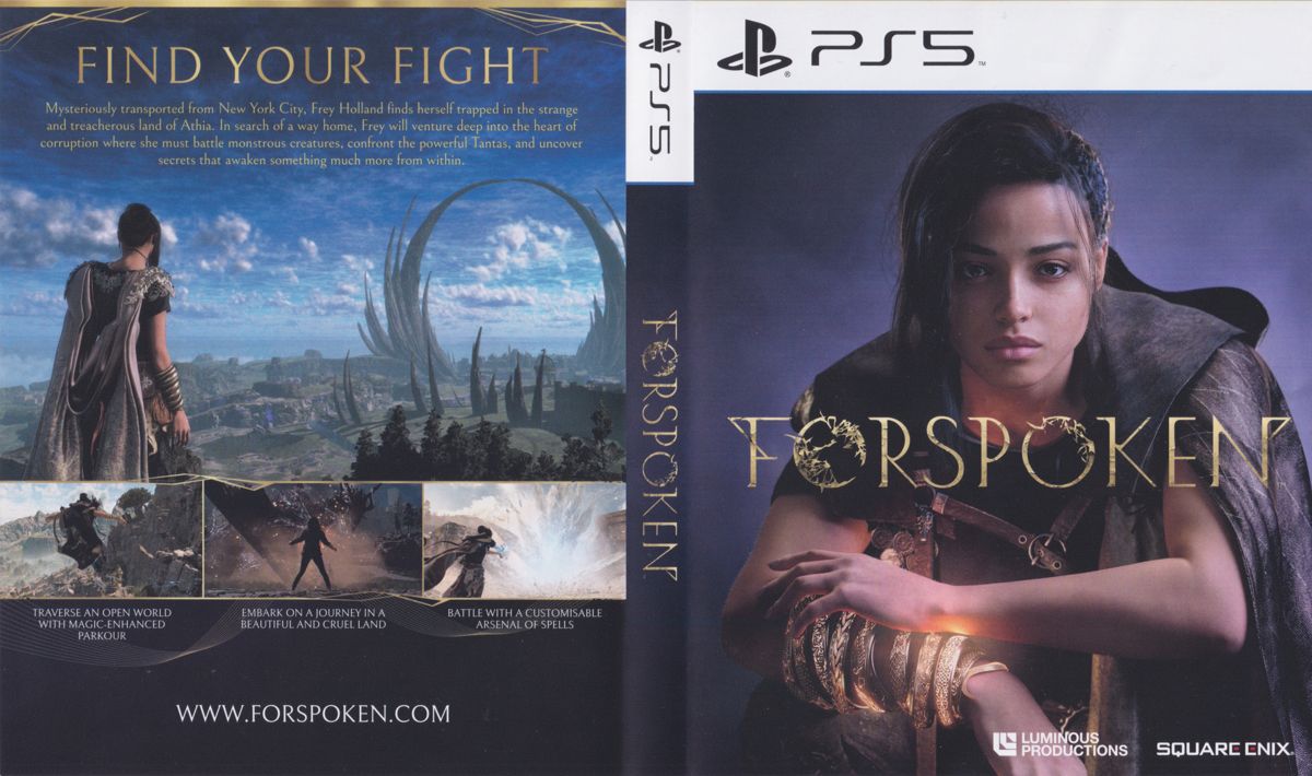 Inside Cover for Forspoken (PlayStation 5): Complete