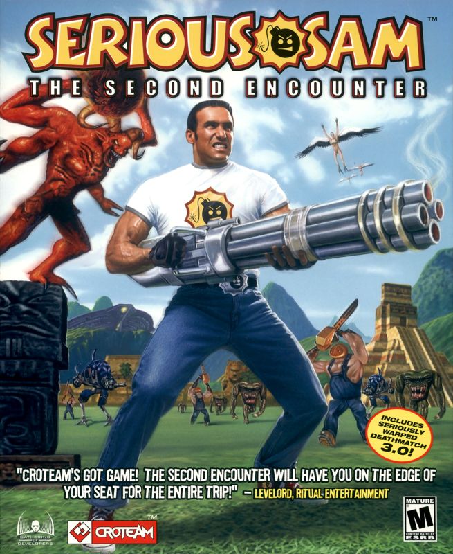 Front Cover for Serious Sam: The Second Encounter (Windows) (Big box release)