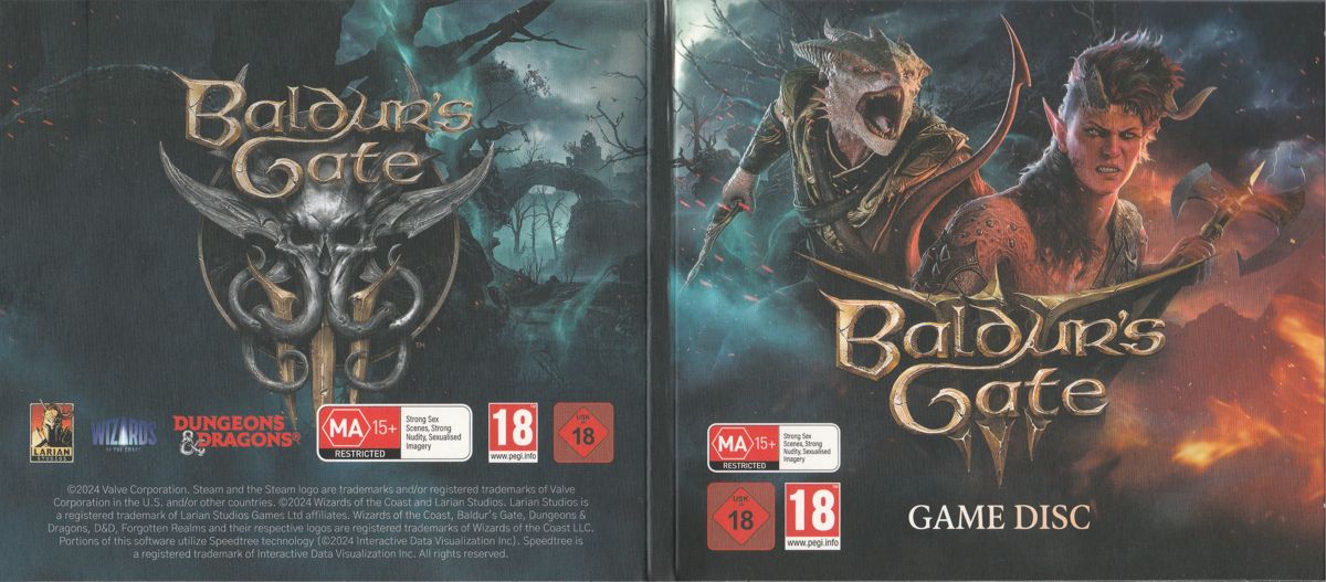 Other for Baldur's Gate III (Deluxe Edition) (Macintosh and Windows) (PEGI-rated version): Game Digipak - Full