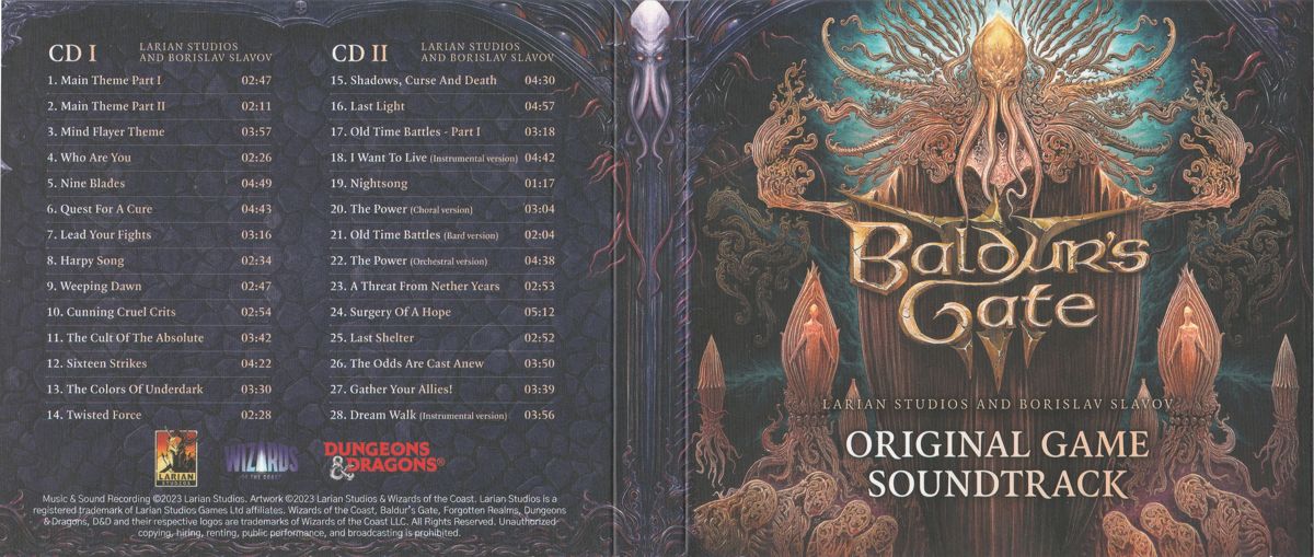Soundtrack for Baldur's Gate III (Deluxe Edition) (Macintosh and Windows) (PEGI-rated version): Digipak - Full