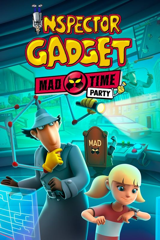 Front Cover for Inspector Gadget: MAD Time Party (Xbox One and Xbox Series) (download release)