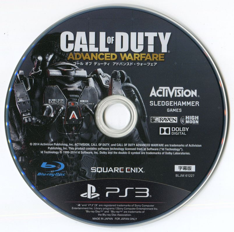 Call of Duty:Advanced Warfare-Day Zero Edition (Sony PlayStation 3/PS3) NO  GAME!