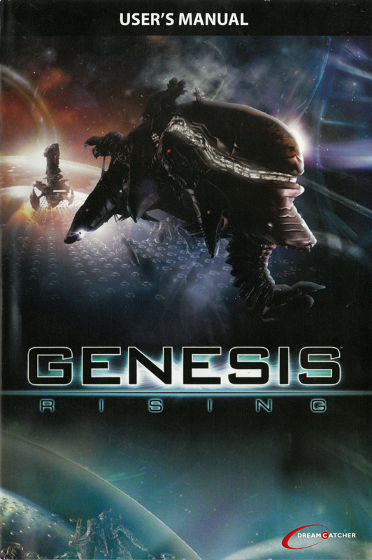 Manual for Genesis Rising (Windows): Front