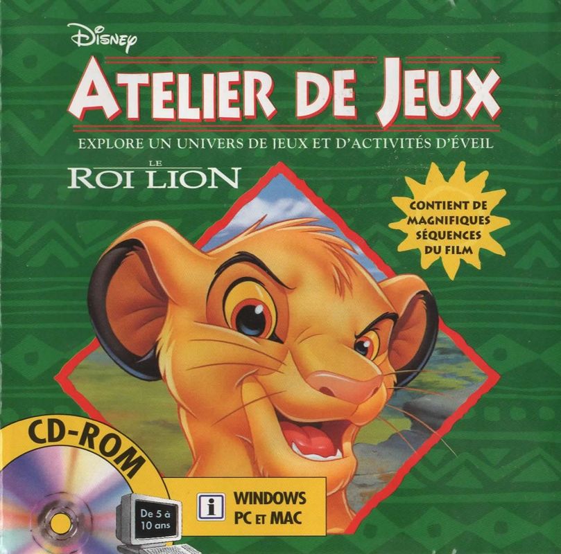 Disney's Activity Center The Lion King cover or packaging material