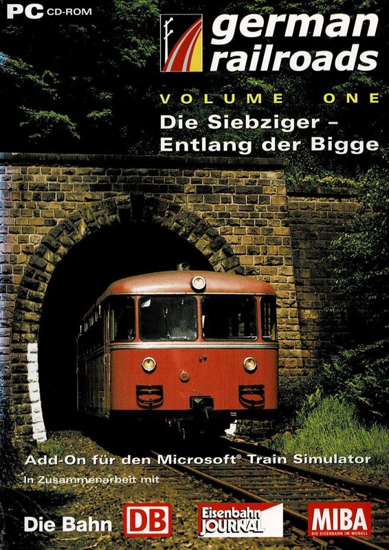 Front Cover for Microsoft Train Simulator: German Railroads Volume One: The Seventies - Along the Bigge Lake (Windows)