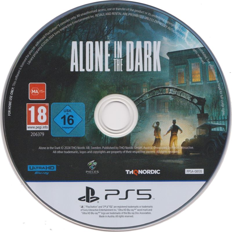 Media for Alone in the Dark (PlayStation 5)