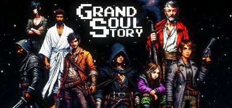 Front Cover for Grand Soul Saga (Macintosh and Windows) (Steam release): 23 March 2024 version