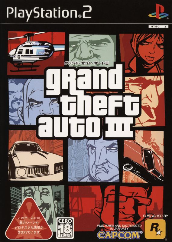 Front Cover for Grand Theft Auto III (PlayStation 2)