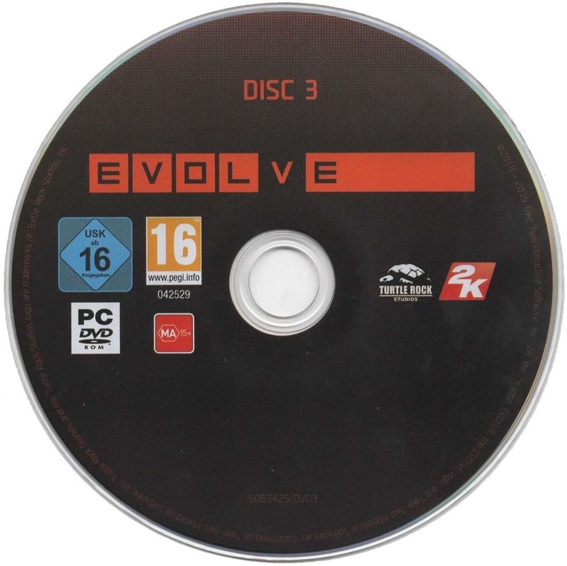 Media for Evolve (Windows): Disc 3