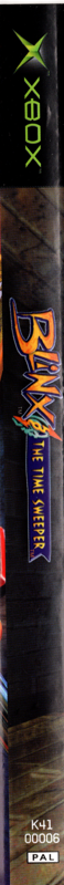 Spine/Sides for Blinx: The Time Sweeper (Xbox)