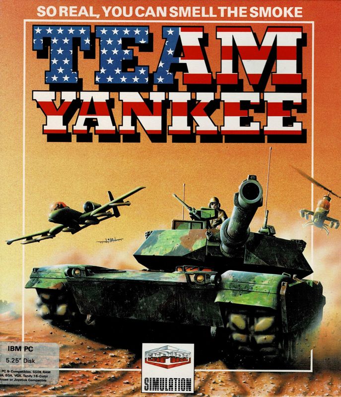 Front Cover for Team Yankee (DOS) (5,25'' Disk release)
