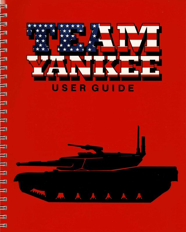 Manual for Team Yankee (DOS) (5,25'' Disk release): Front