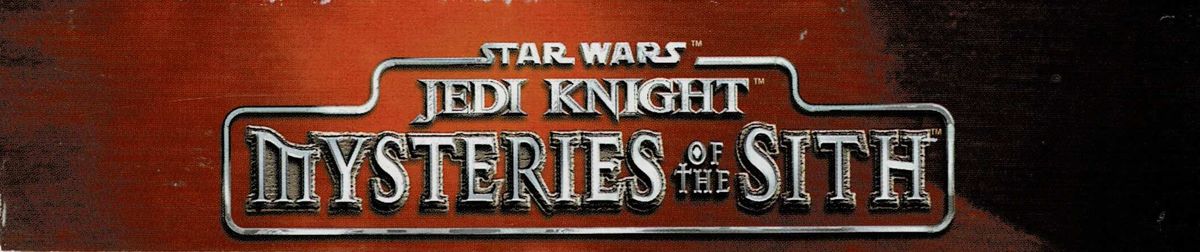 Spine/Sides for Star Wars: Jedi Knight - Mysteries of the Sith (Windows): Top