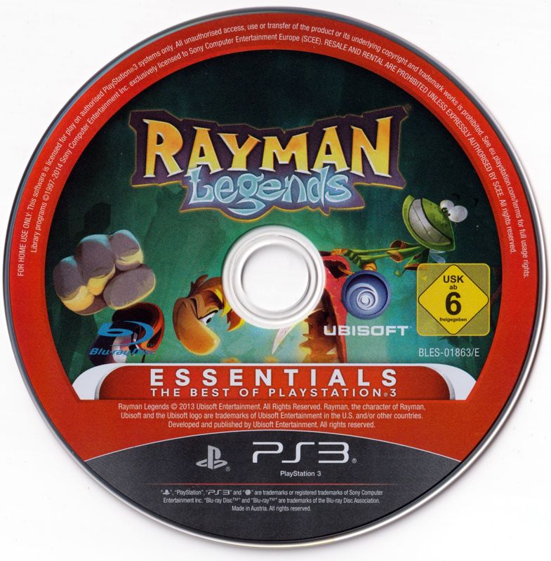 Media for Rayman Legends (PlayStation 3) (Essentials release)