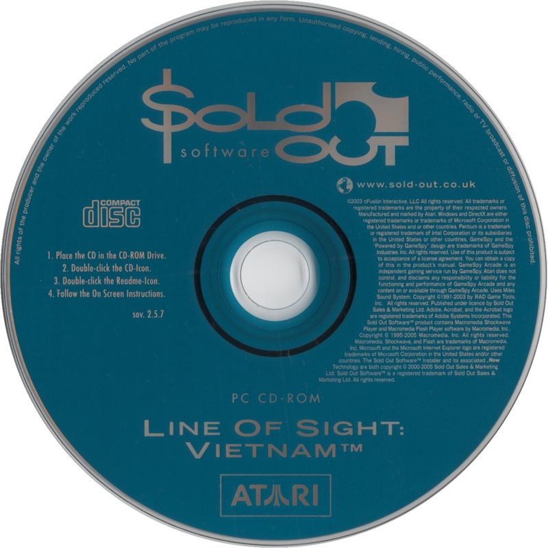 Media for Line of Sight: Vietnam (Windows) (Sold Out Software release)