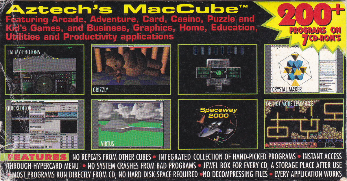 Spine/Sides for The MacCube (Macintosh): Sleeve Top