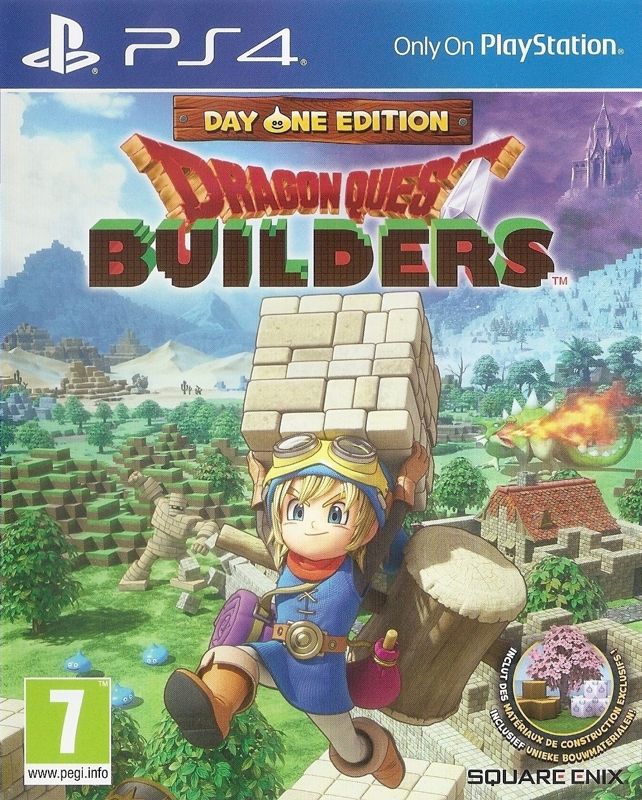 Front Cover for Dragon Quest Builders (PlayStation 4) (Day one edition)