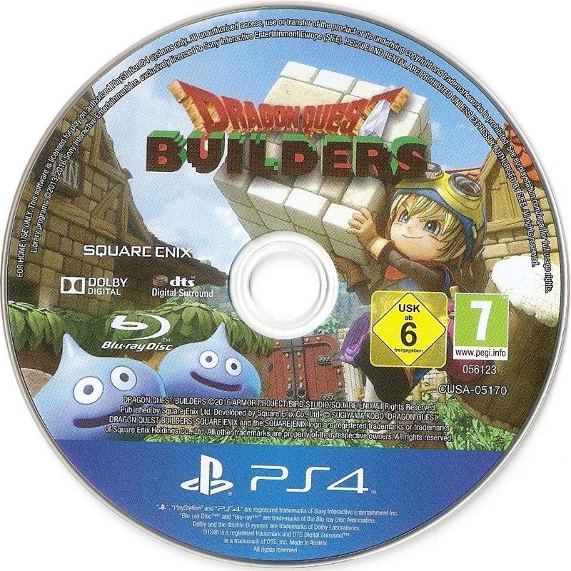 Media for Dragon Quest Builders (PlayStation 4) (Day one edition)