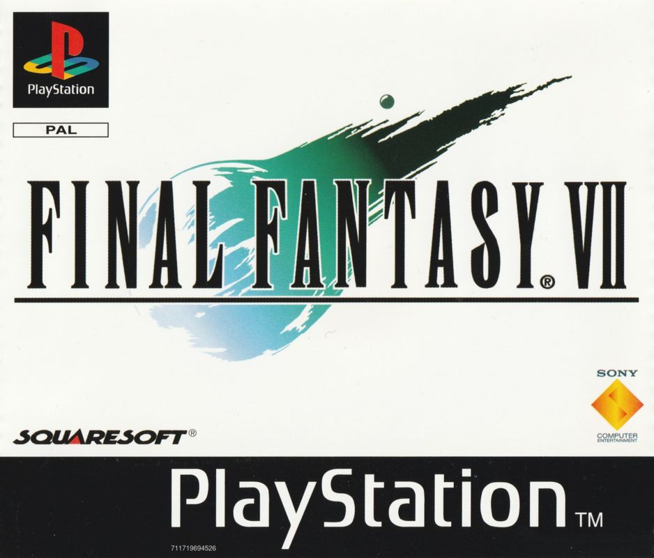 Front Cover for Final Fantasy VII (PlayStation): without holographic sticker