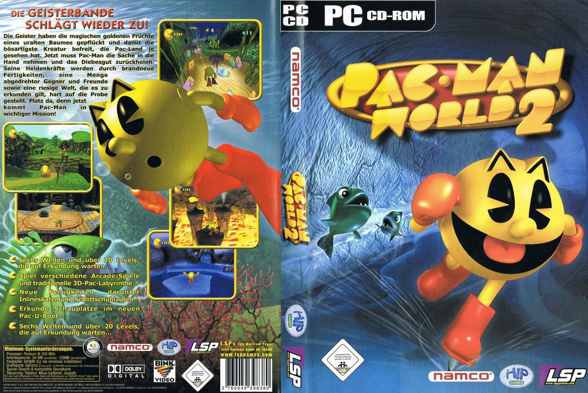 Full Cover for Pac-Man World 2 (Windows)