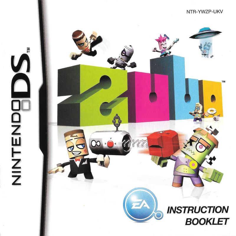 Manual for Zubo (Nintendo DS): Front