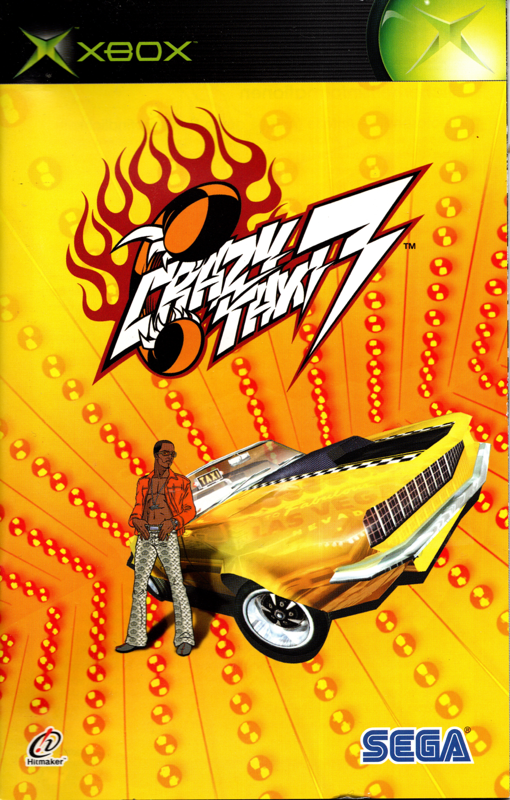 Manual for Crazy Taxi 3: High Roller (Xbox): Manual (Front)