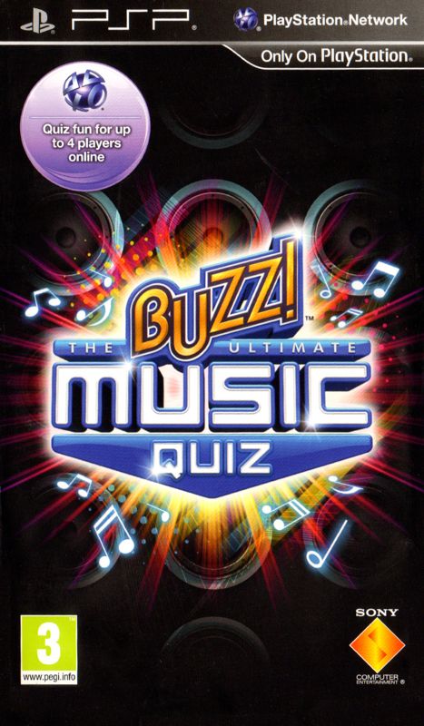 Front Cover for Buzz! The Ultimate Music Quiz (PSP)