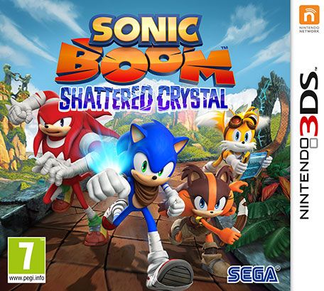 Front Cover for Sonic Boom: Shattered Crystal (Nintendo 3DS) (download release)