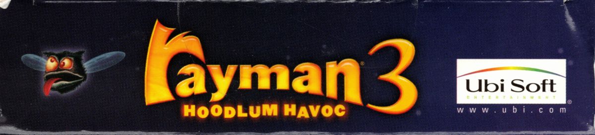Spine/Sides for Rayman 3: Hoodlum Havoc (Windows): Top