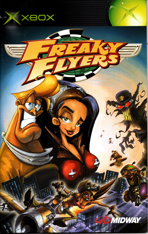 Manual for Freaky Flyers (Xbox): Manual (Front)