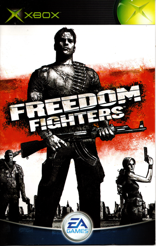 Manual for Freedom Fighters (Xbox): Manual (Front)
