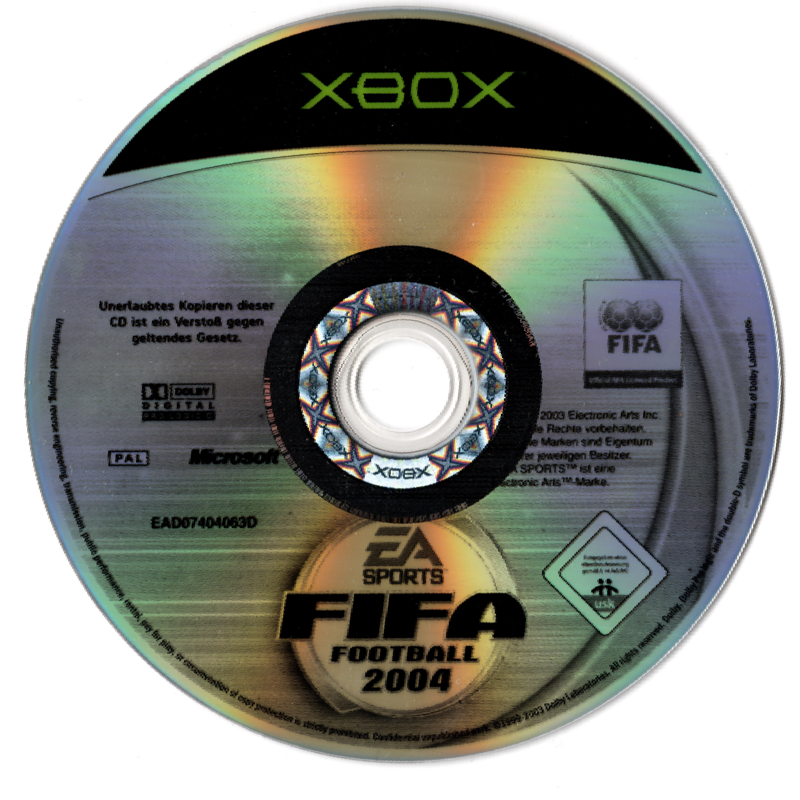 Media for FIFA Soccer 2004 (Xbox)