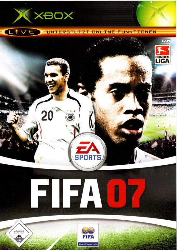 Front Cover for FIFA Soccer 07 (Xbox)