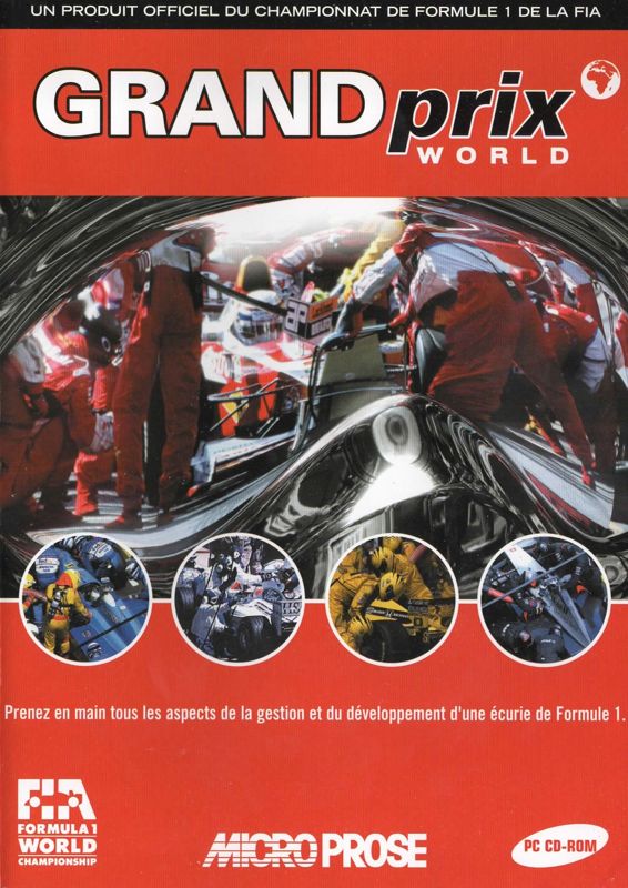 Manual for Grand Prix World (Windows): Front (84-page)