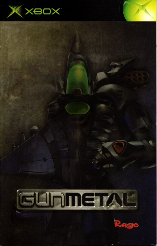 Manual for Gun Metal (Xbox): Manual (Front)