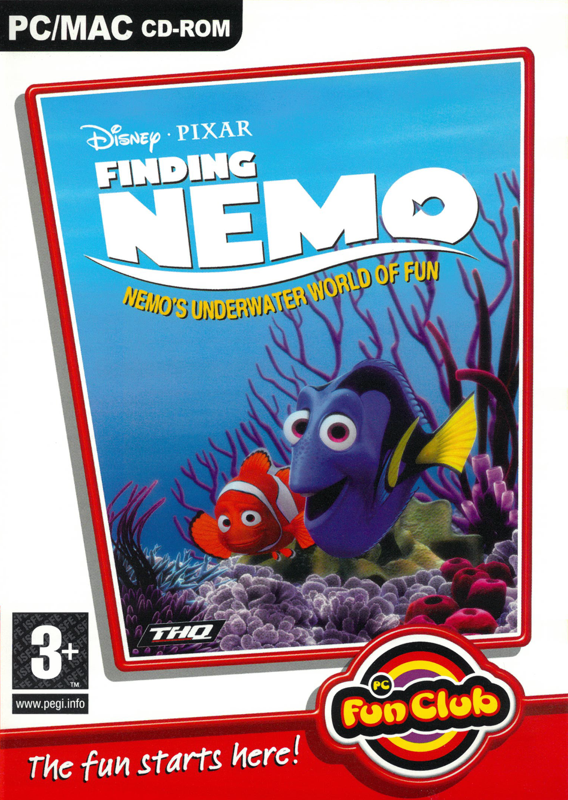 Front Cover for Disney•Pixar Finding Nemo: Nemo's Underwater World of Fun (Macintosh and Windows) (PC Fun Club release)