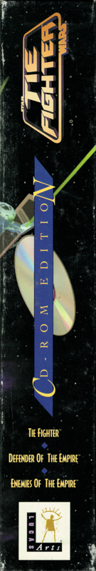Spine/Sides for Star Wars: TIE Fighter - Collector's CD-ROM (DOS) (Re-print (without "Making Magic" CD)): Right