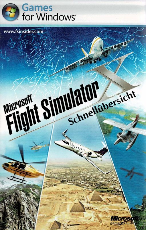 Manual for Microsoft Flight Simulator X: Gold Edition (Windows): Deluxe Edition - Front