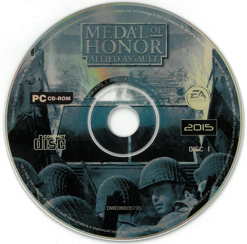 Medal of Honor: Allied Assault cover or packaging material - MobyGames